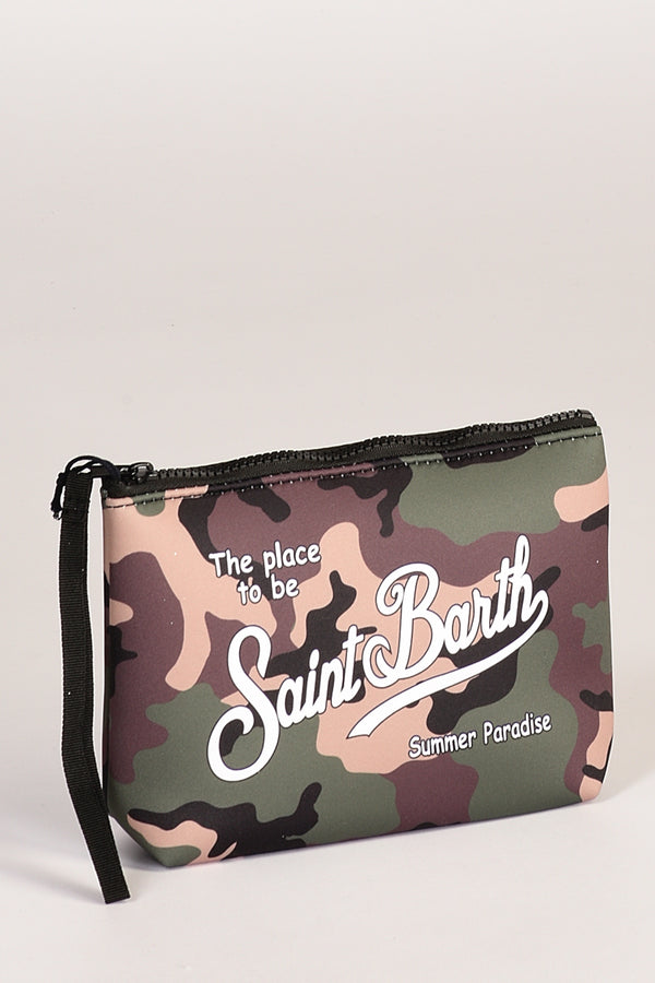 Mc2 Saint Barth Pochette Aline Verde/marrone Donna-2