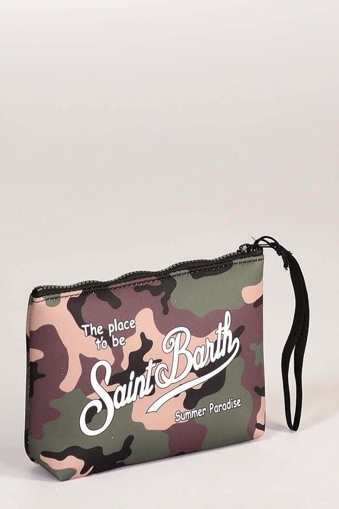 Mc2 Saint Barth Pochette Aline Verde/marrone Donna - 4