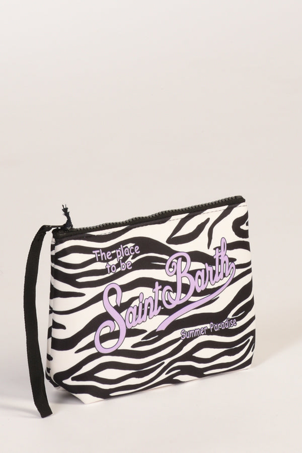 Mc2 Saint Barth Pochette Aline Bianco/nero Donna-2