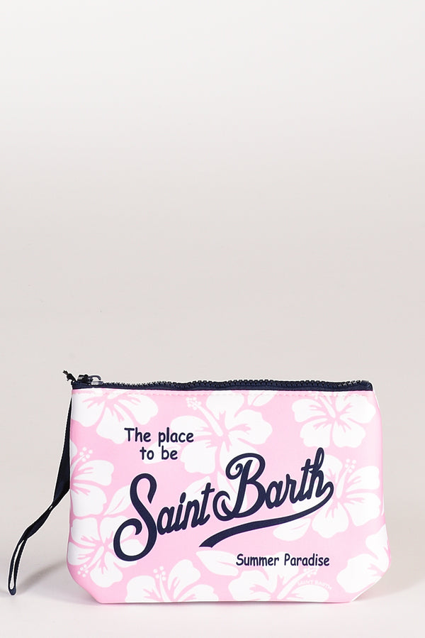 Mc2 Saint Barth Pochette Aline Rosa/bianco Donna