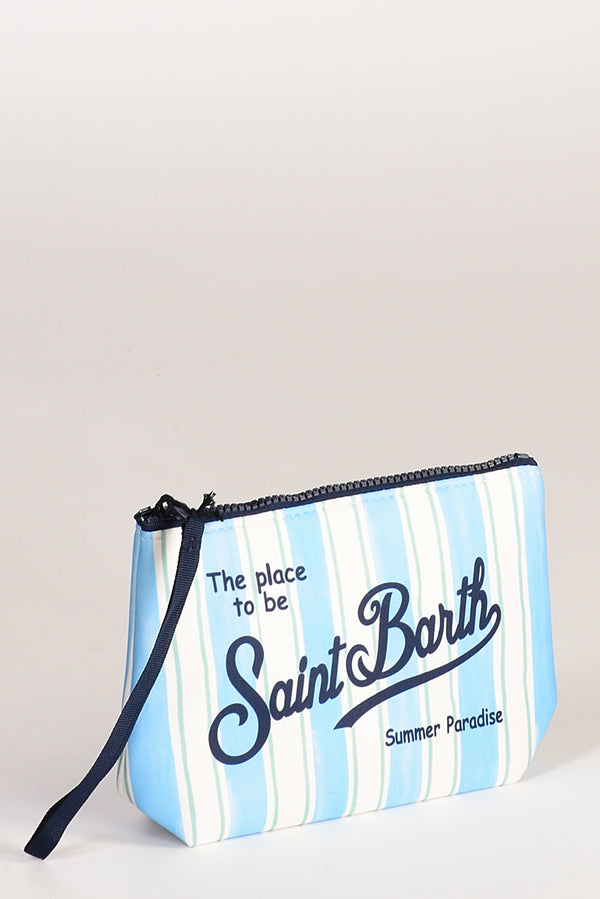Mc2 Saint Barth Pochette Aline Azzurro/bianco/verde Donna-2