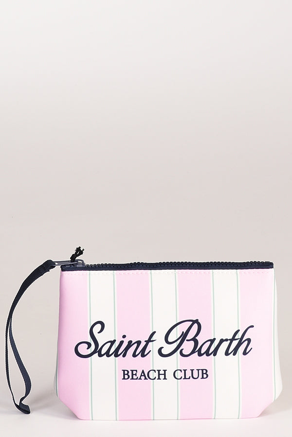 Mc2 Saint Barth Pochette Aline Rosa/verde/bianco Donna