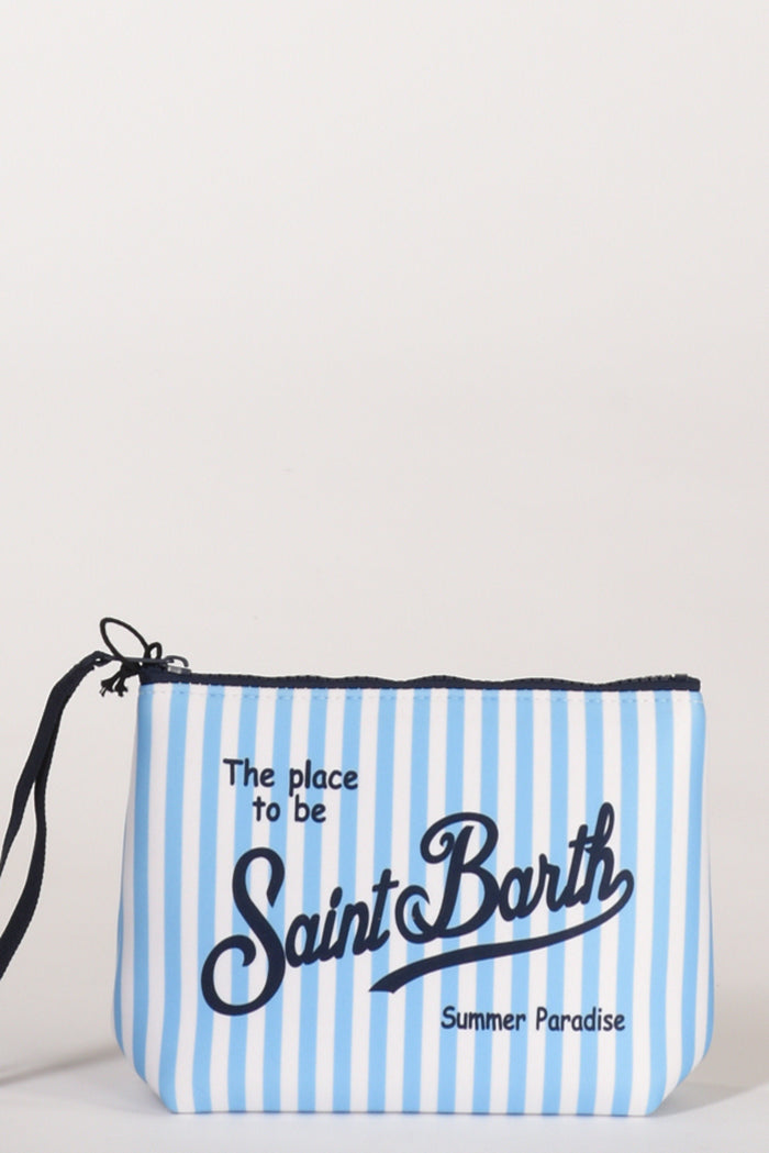 Mc2 Saint Barth Pochette Aline Bianco/azzurro Donna - 1