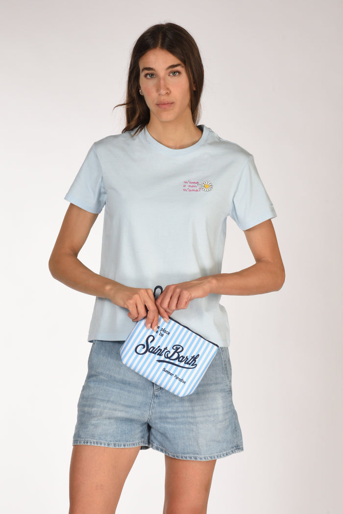 Mc2 Saint Barth Pochette Aline Bianco/azzurro Donna - 2