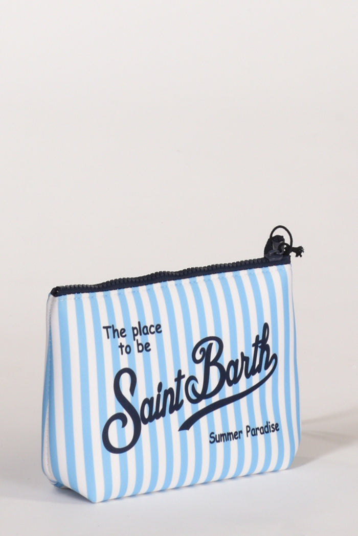Mc2 Saint Barth Pochette Aline Bianco/azzurro Donna - 4