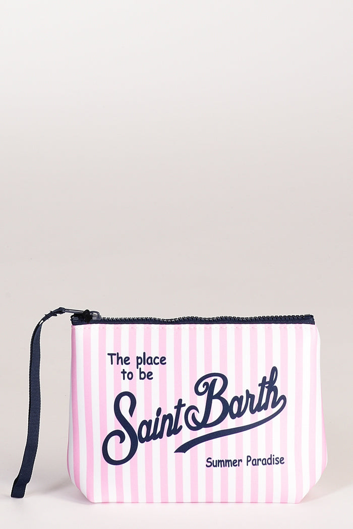 Mc2 Saint Barth Pochette Aline Rosa/bianco Donna - 1