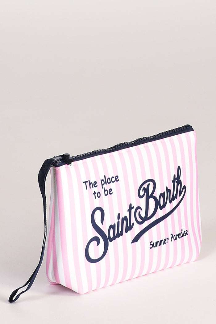 Mc2 Saint Barth Pochette Aline Rosa/bianco Donna - 3