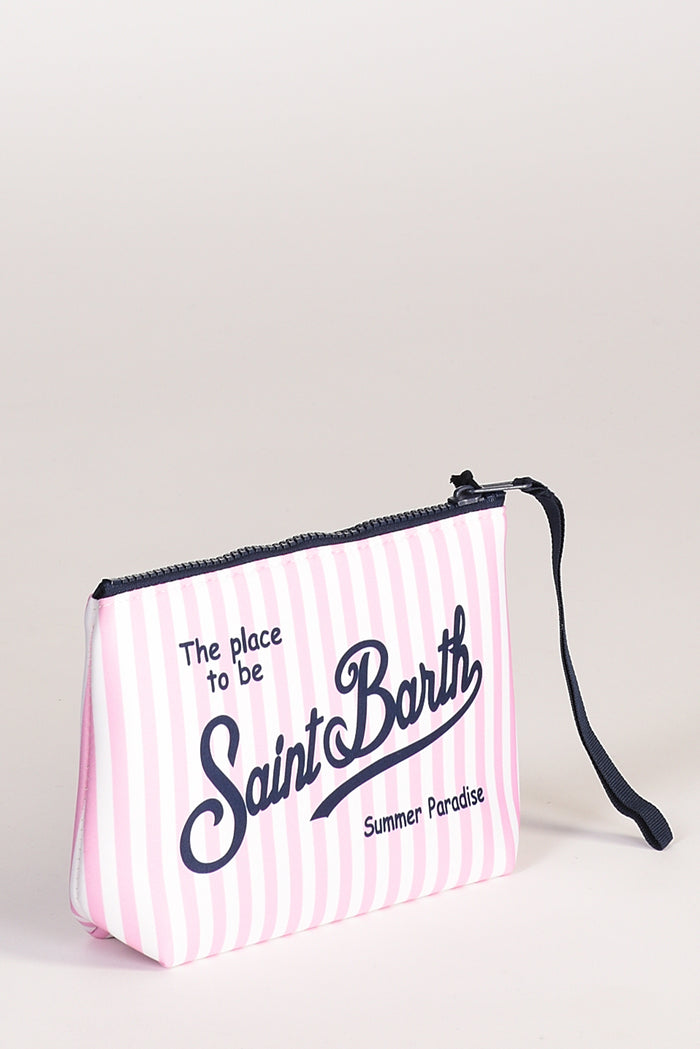 Mc2 Saint Barth Pochette Aline Rosa/bianco Donna - 4