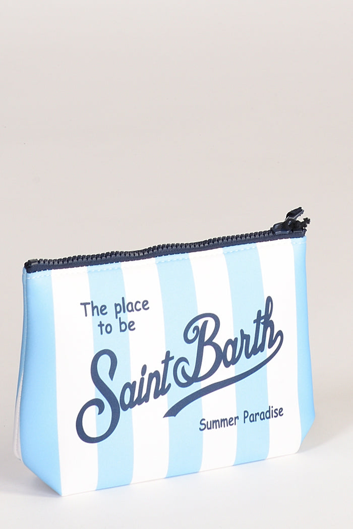 Mc2 Saint Barth Pochette Aline Bianco/azzurro Donna - 4