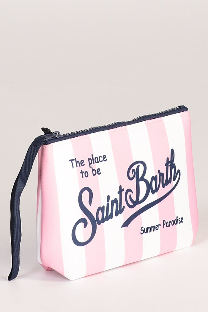 Mc2 Saint Barth Pochette Aline Rosa/bianco Donna - 3