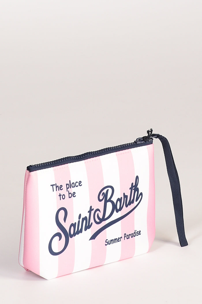 Mc2 Saint Barth Pochette Aline Rosa/bianco Donna - 4