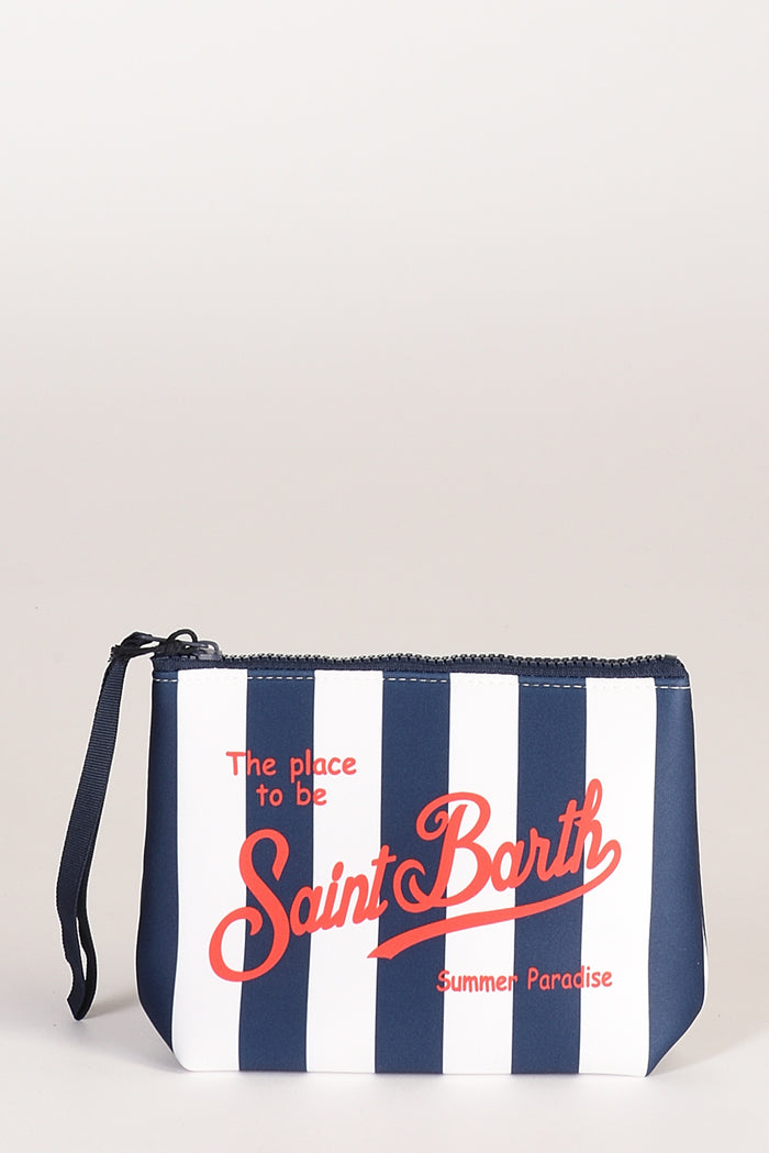 Mc2 Saint Barth Pochette Aline Blu/bianco Donna - 1