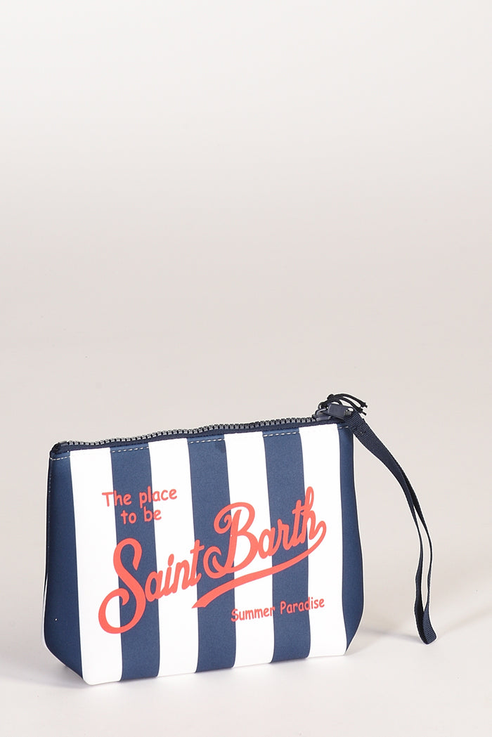 Mc2 Saint Barth Pochette Aline Blu/bianco Donna - 4