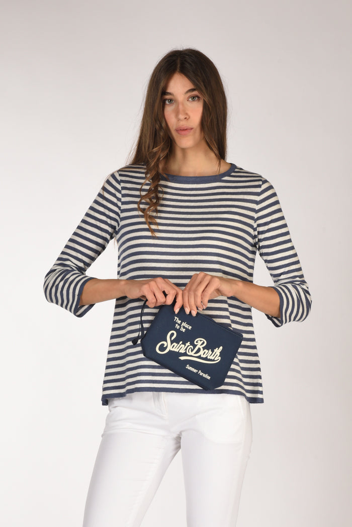 Mc2 Saint Barth Pochette Aline Blu Donna - 2