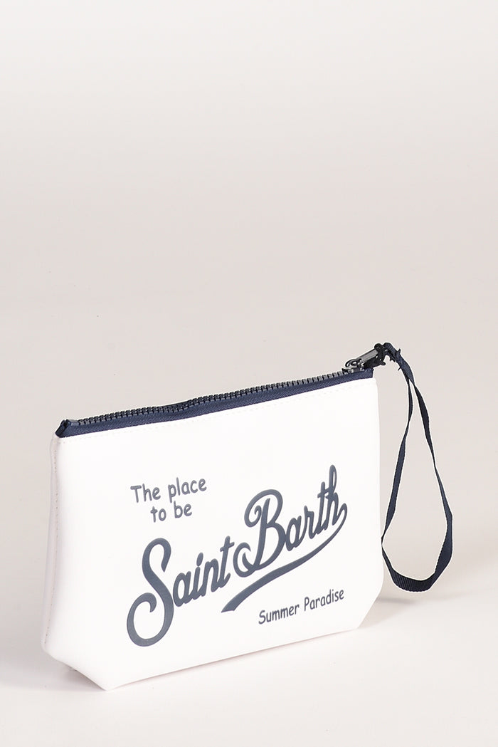 Mc2 Saint Barth Pochette Aline Bianco/blu Donna - 4