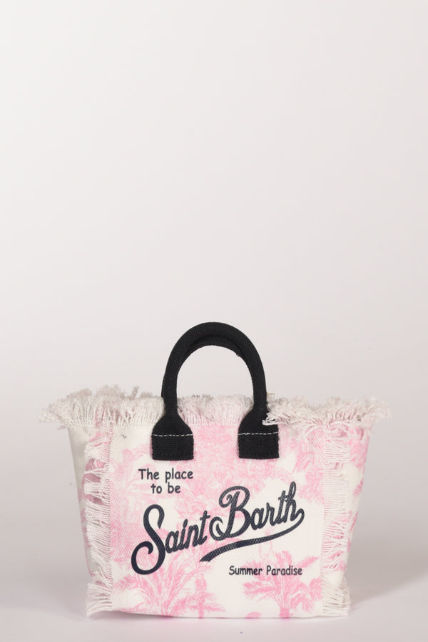 Mc2 Saint Barth Borsa Vanity Mini Bianco/rosa Donna