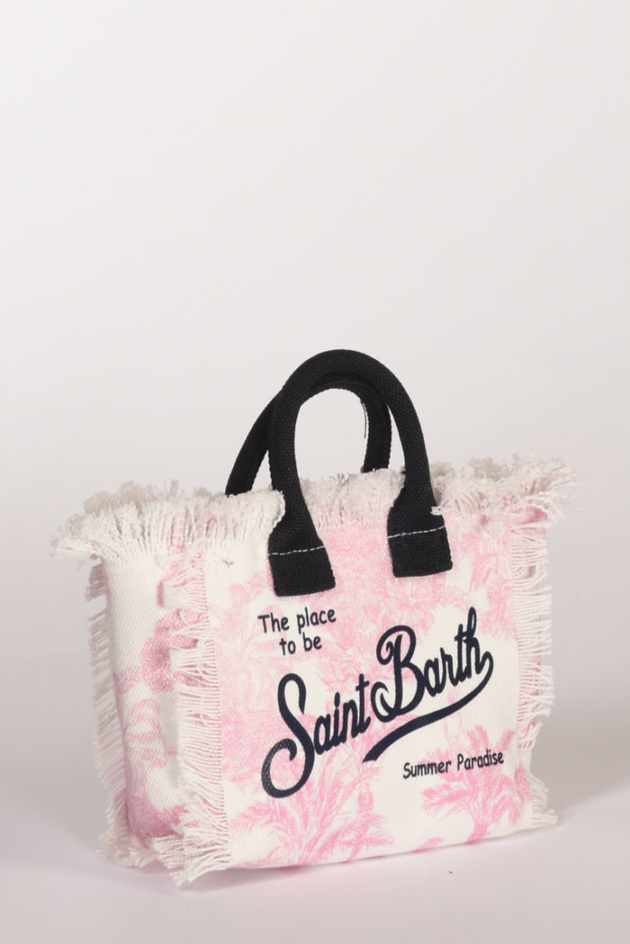 Mc2 Saint Barth Borsa Vanity Mini Bianco/rosa Donna - 3