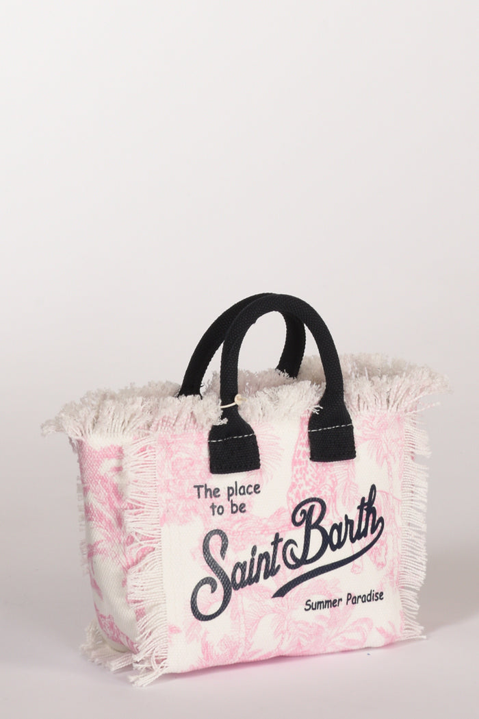 Mc2 Saint Barth Borsa Vanity Mini Bianco/rosa Donna - 3