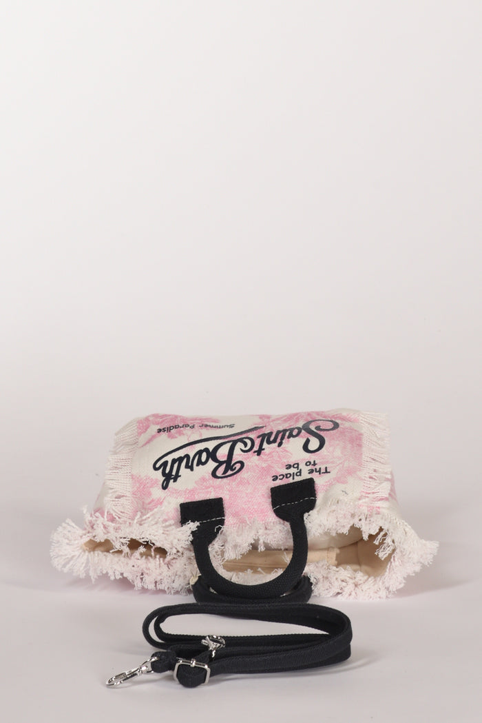 Mc2 Saint Barth Borsa Vanity Mini Bianco/rosa Donna - 4