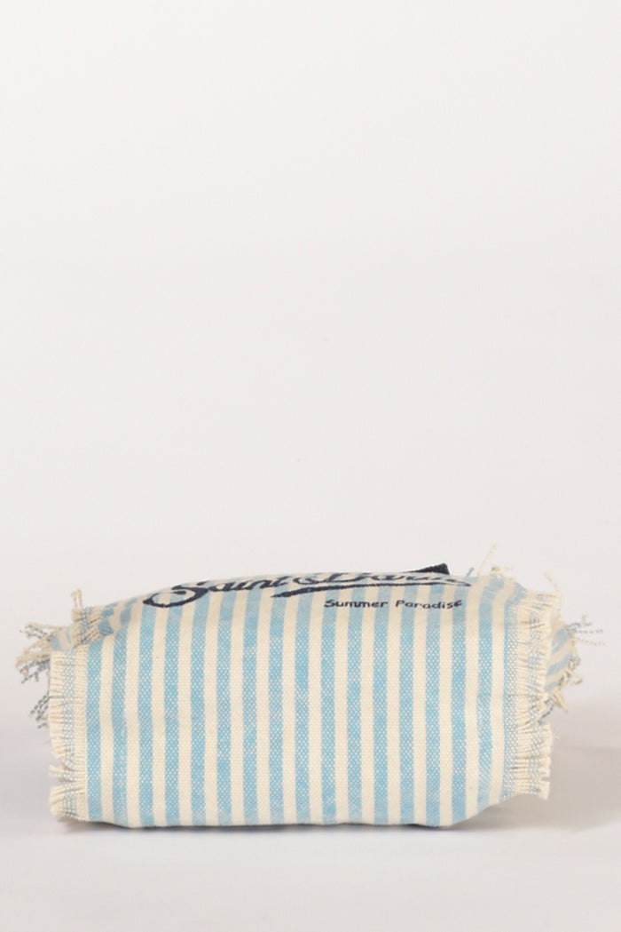 Mc2 Saint Barth Borsa Vanity Mini Bianco/azzurro Donna - 6