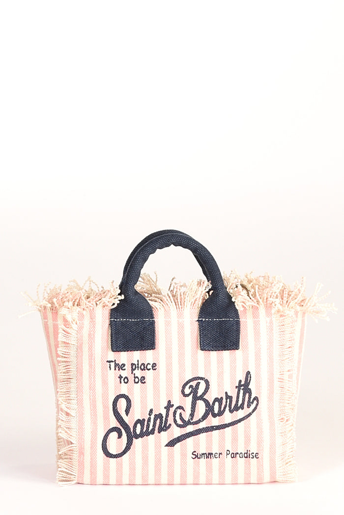 Mc2 Saint Barth Borsa Vanity Mini Rosa/bianco Donna - 1