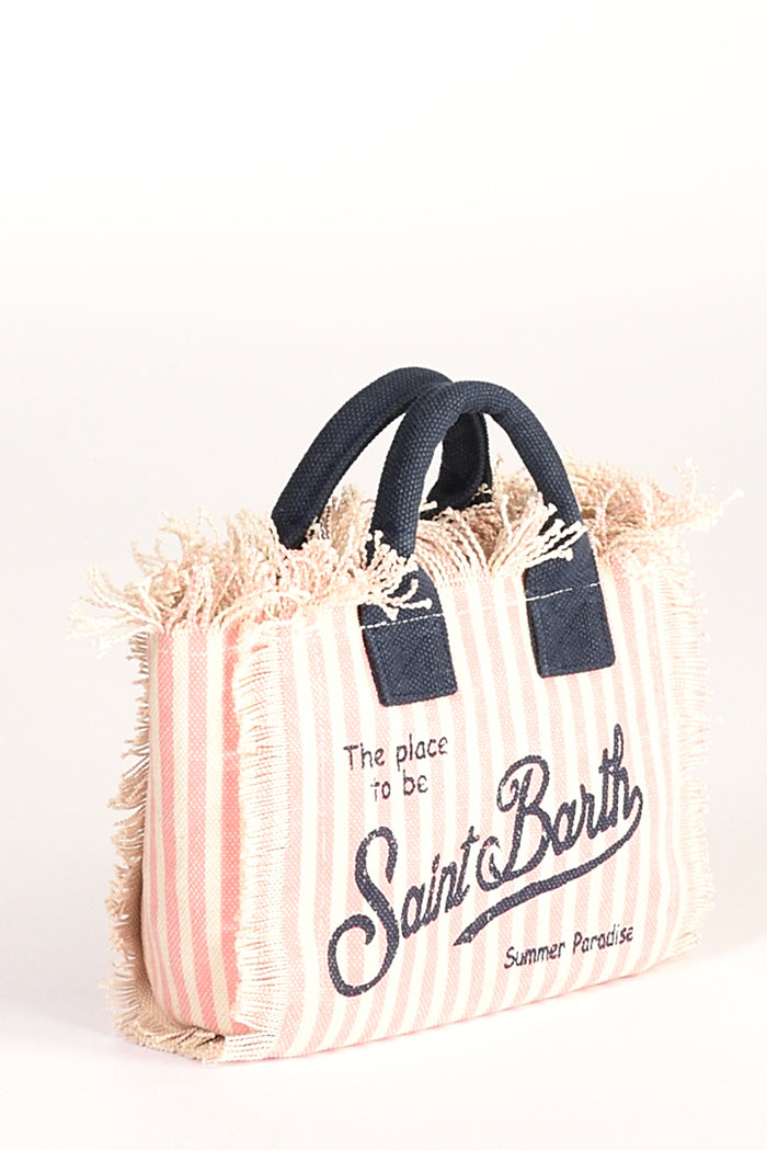Mc2 Saint Barth Borsa Vanity Mini Rosa/bianco Donna - 4