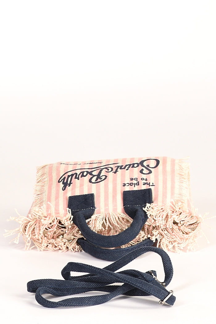 Mc2 Saint Barth Borsa Vanity Mini Rosa/bianco Donna - 5