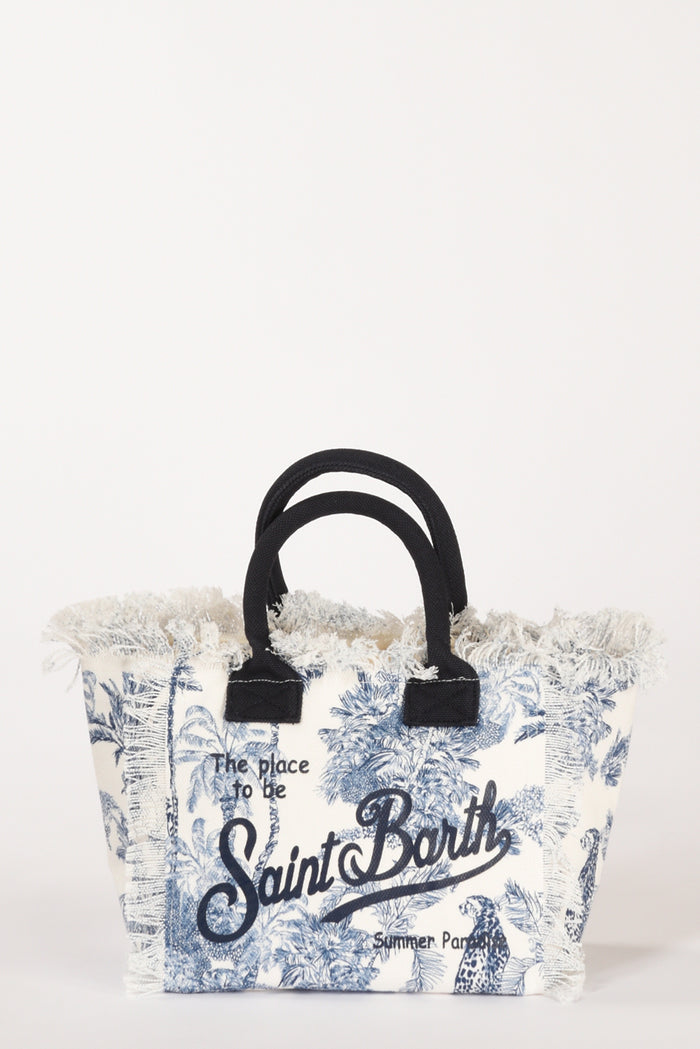 Mc2 Saint Barth Borsa Colette Bianco/azzurro Donna - 1