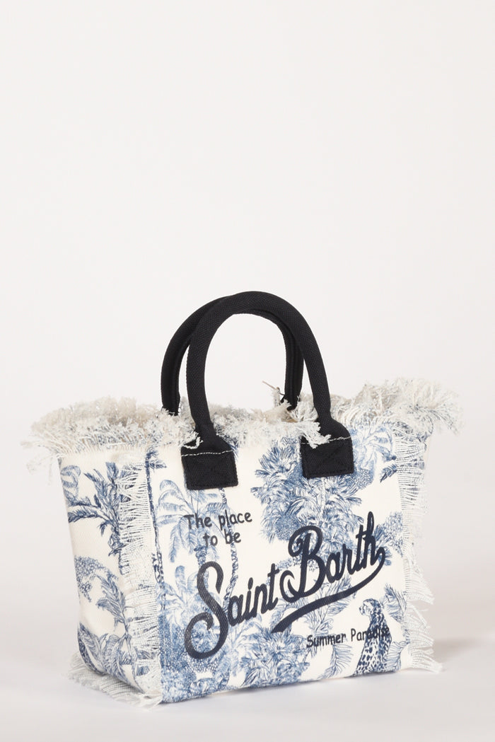 Mc2 Saint Barth Borsa Colette Bianco/azzurro Donna - 3