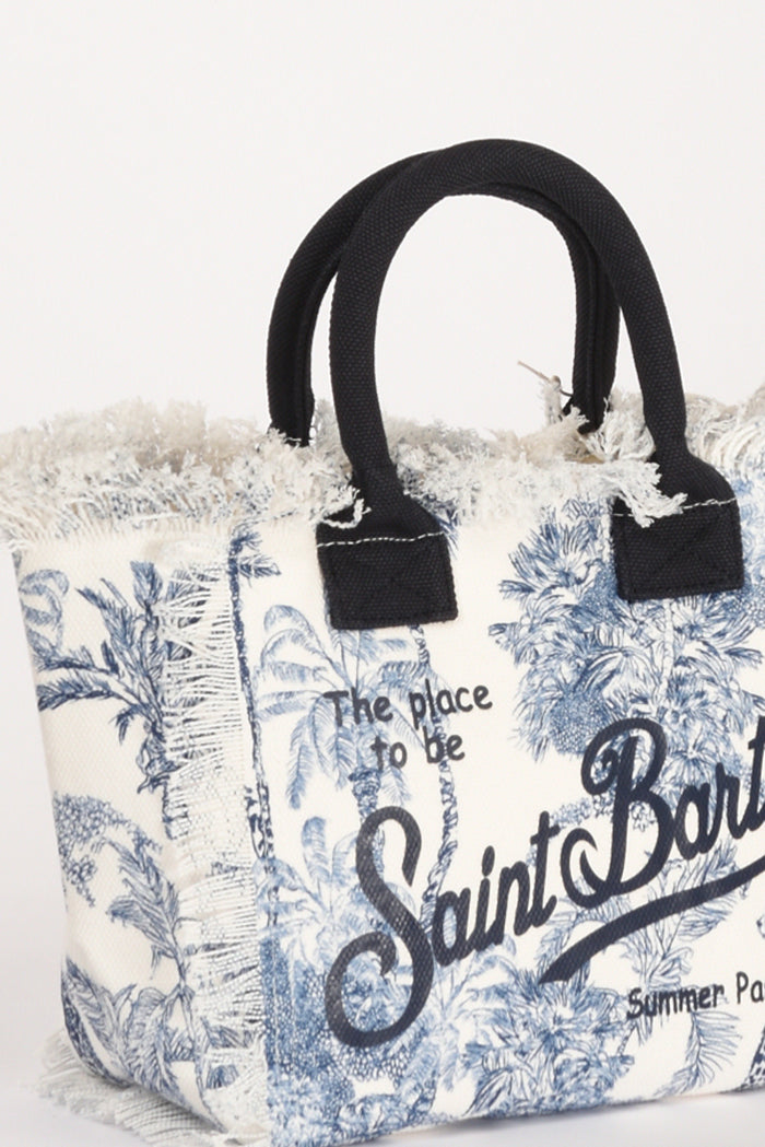 Mc2 Saint Barth Borsa Colette Bianco/azzurro Donna - 4