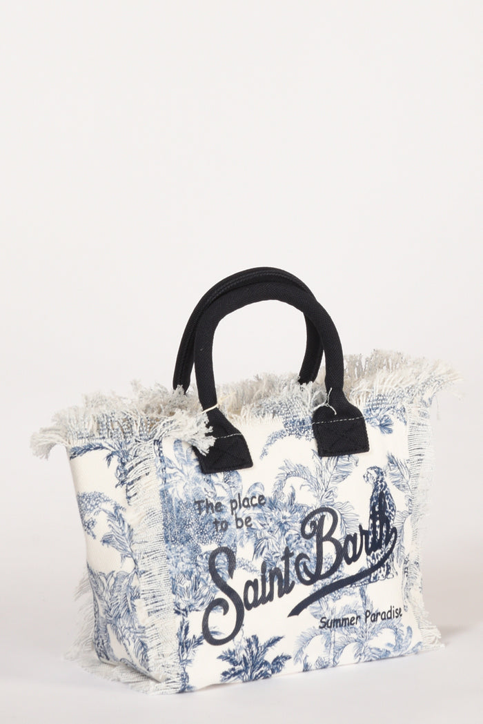 Mc2 Saint Barth Borsa Colette Bianco/azzurro Donna - 5
