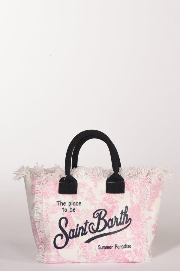 Mc2 Saint Barth Borsa Colette Bianco/rosa Donna