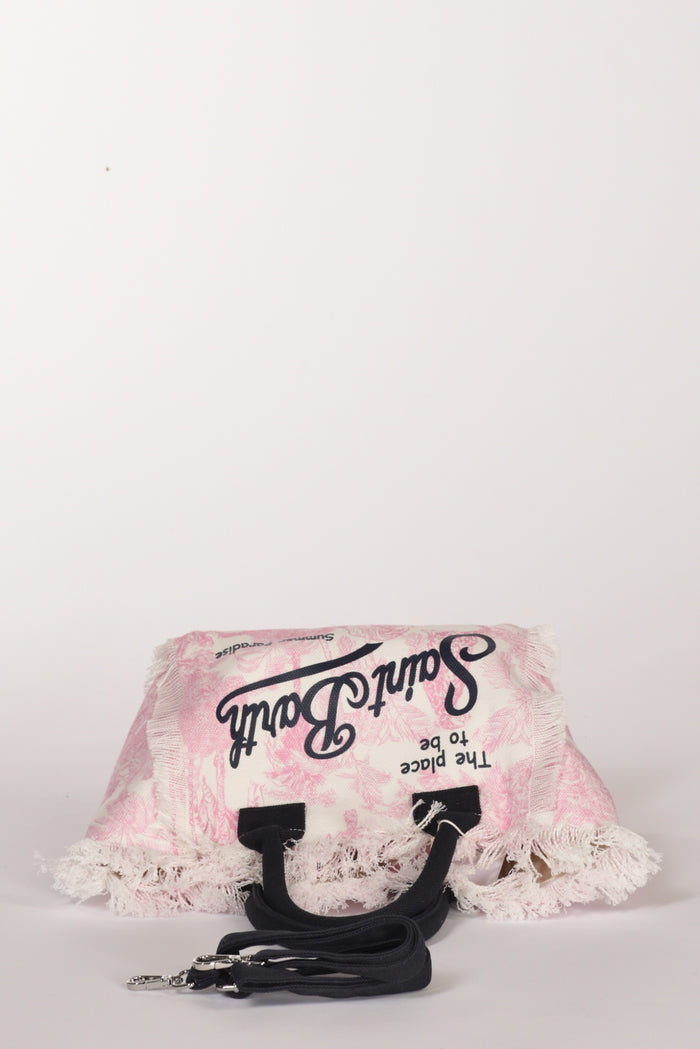 Mc2 Saint Barth Borsa Colette Bianco/rosa Donna - 4