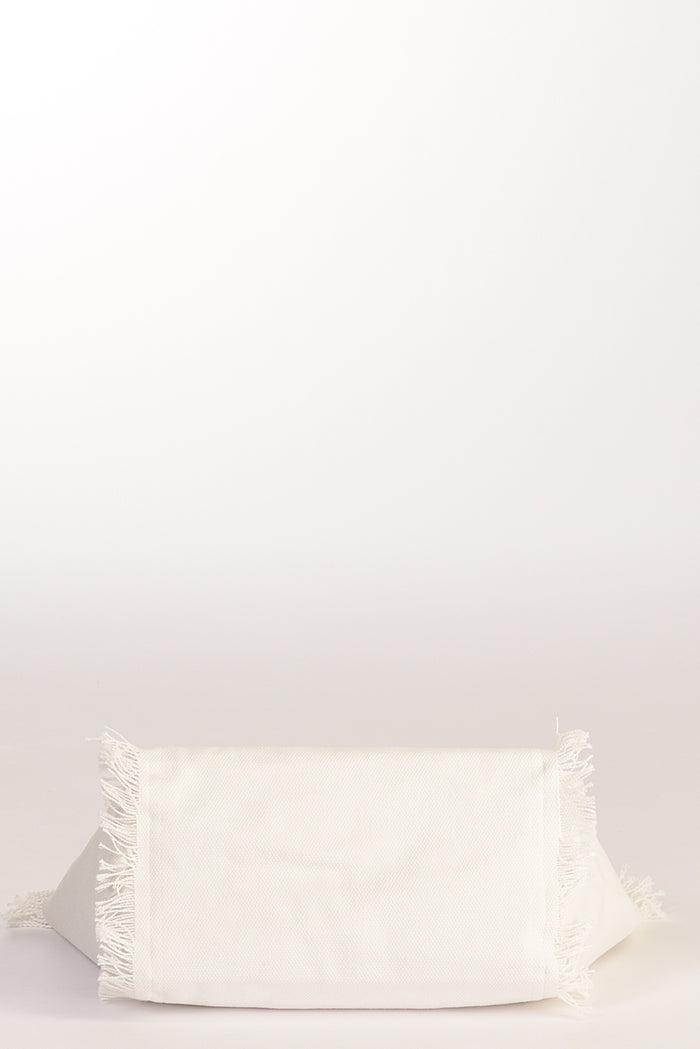 Mc2 Saint Barth Borsa Colette Bianco/marrone Donna - 6