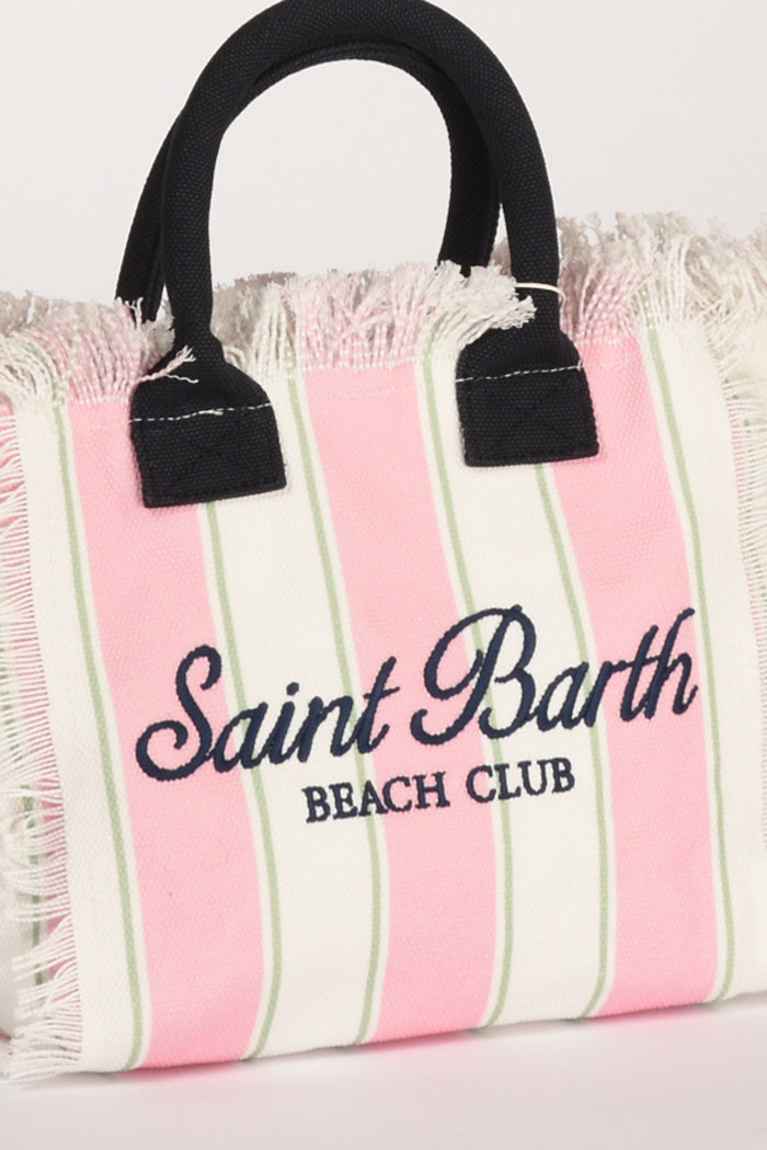 Mc2 Saint Barth Borsa Colette Rosa/bianco/multicolor Donna - 4