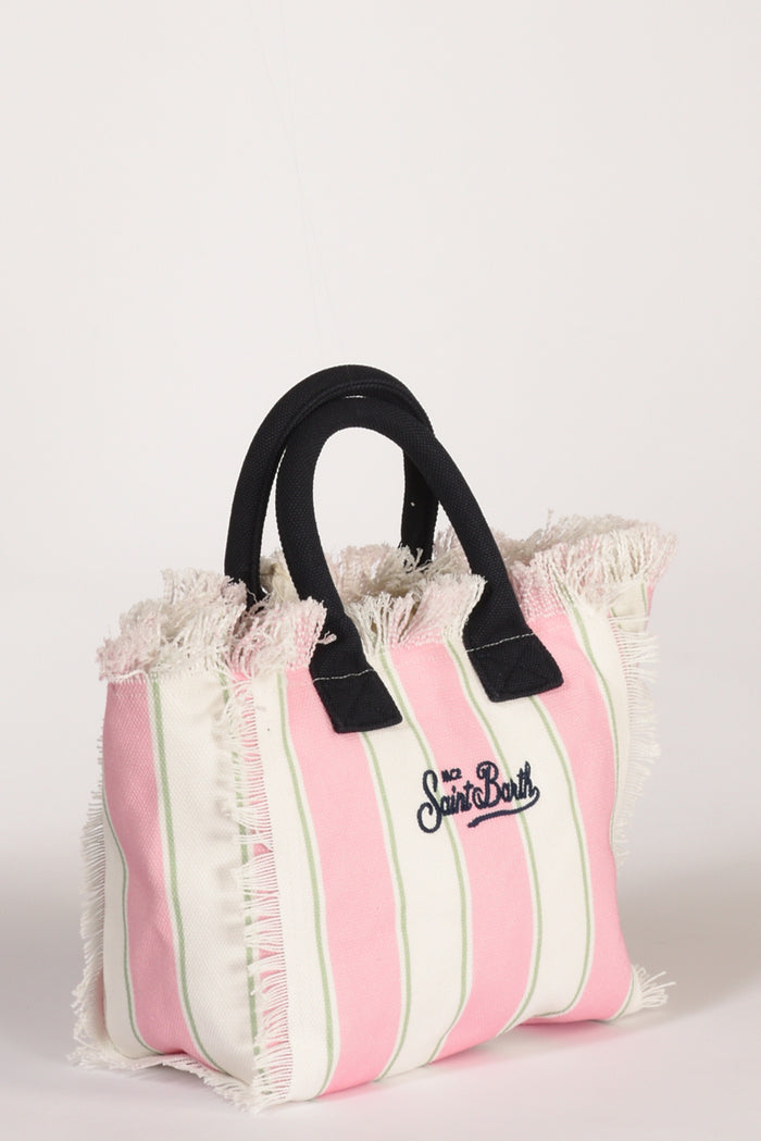 Mc2 Saint Barth Borsa Colette Rosa/bianco/multicolor Donna - 5