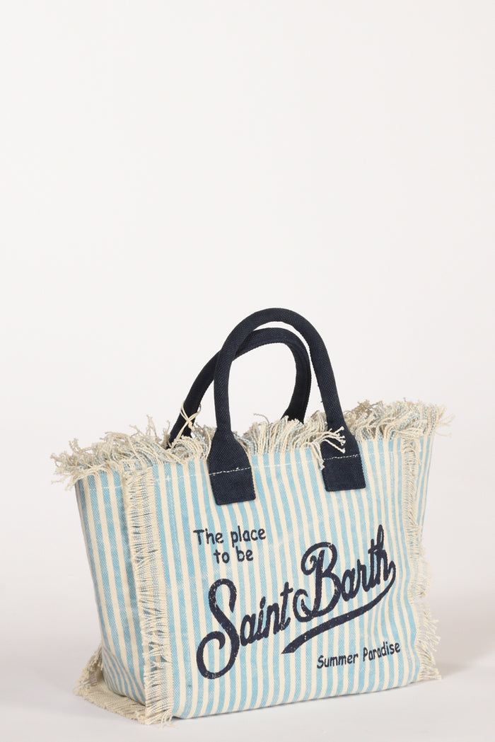 Mc2 Saint Barth Borsa Colette Bianco/azzurro Donna - 3