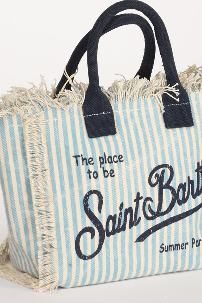 Mc2 Saint Barth Borsa Colette Bianco/azzurro Donna - 4