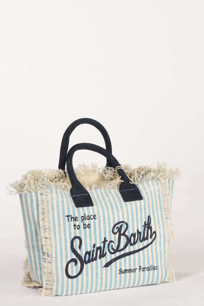 Mc2 Saint Barth Borsa Colette Bianco/azzurro Donna - 5