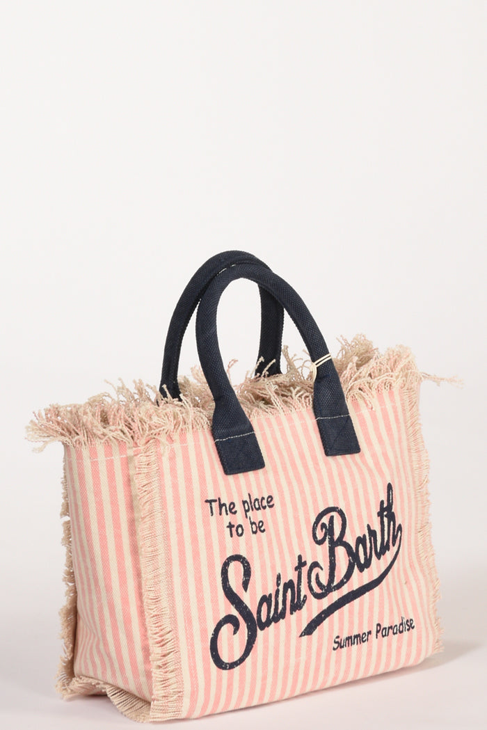 Mc2 Saint Barth Borsa Colette Rosa/bianco Donna - 3