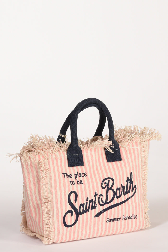 Mc2 Saint Barth Borsa Colette Rosa/bianco Donna - 5
