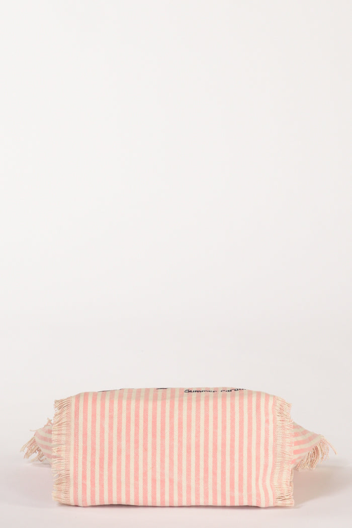 Mc2 Saint Barth Borsa Colette Rosa/bianco Donna - 7