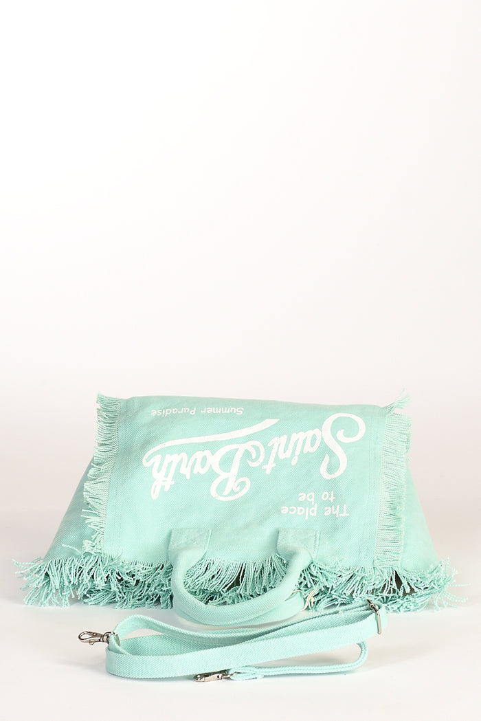 Mc2 Saint Barth Borsa Colette Azzurro Acqua Donna - 6