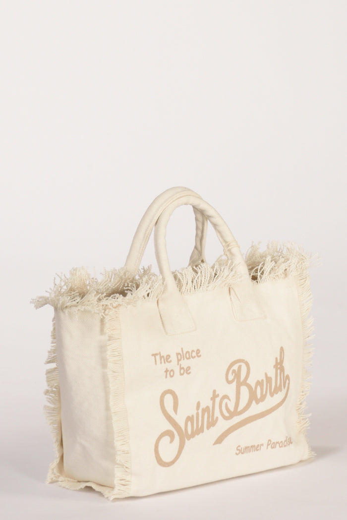 Mc2 Saint Barth Borsa Colette Bianco/beige Donna - 5