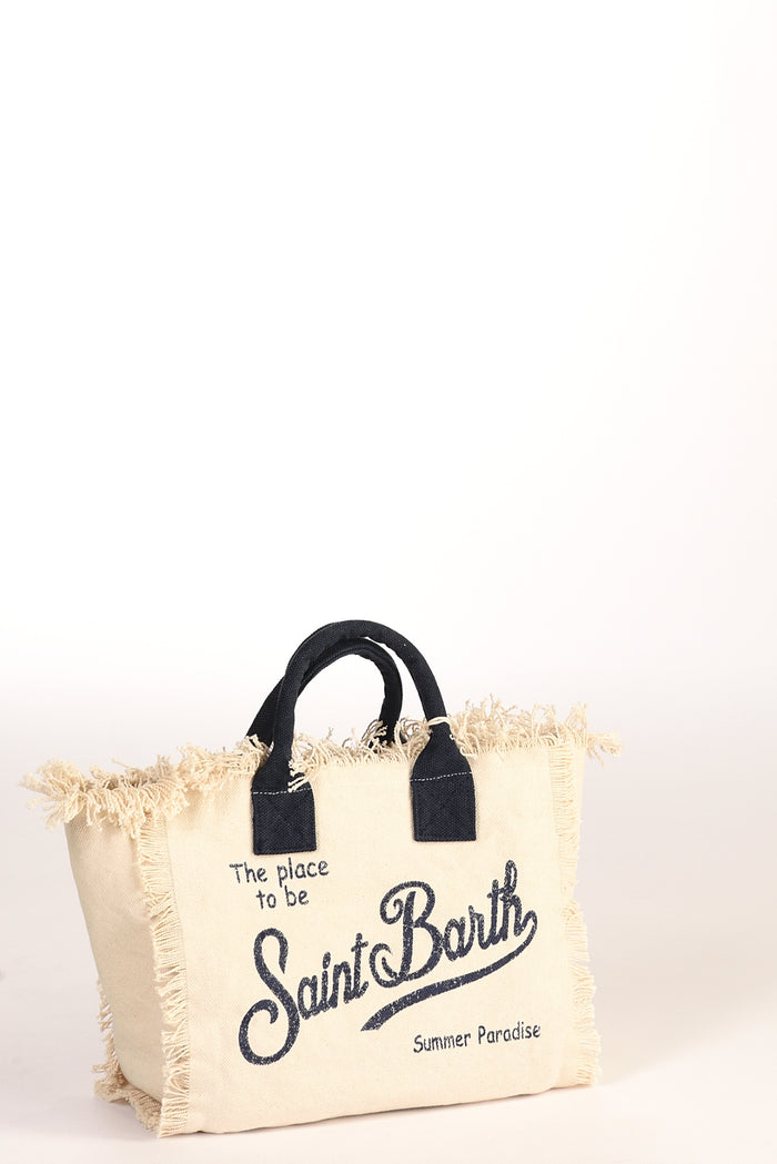 Mc2 Saint Barth Borsa Colette Bianco/blu Donna - 3