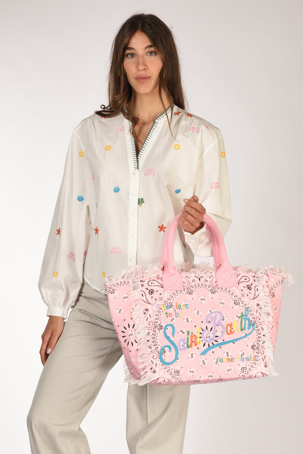 Mc2 Saint Barth Borsa Vanity Rosa/multicolor Donna-2