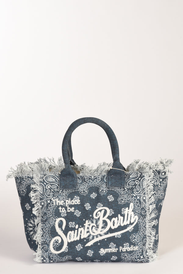 Mc2 Saint Barth Borsa Vanity Blu Donna
