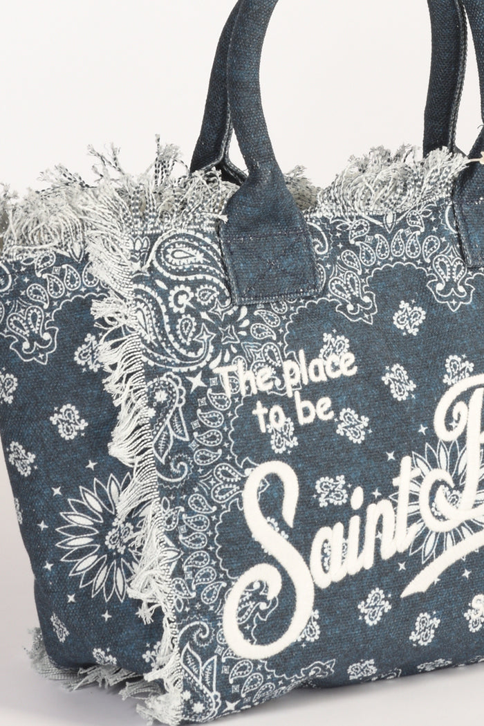 Mc2 Saint Barth Borsa Vanity Blu Donna - 4