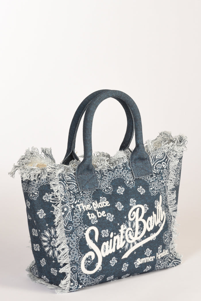 Mc2 Saint Barth Borsa Vanity Blu Donna - 5