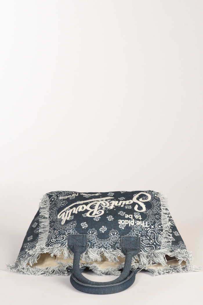 Mc2 Saint Barth Borsa Vanity Blu Donna - 6